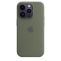 Оригінальний чохол Apple Silicone Case with MagSafe для iPhone 14 Pro (Olive) (MQUH3)