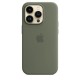 Оригінальний чохол Apple Silicone Case with MagSafe для iPhone 14 Pro (Olive) (MQUH3)