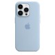 Оригінальний чохол Apple Silicone Case with MagSafe для iPhone 14 Pro (Sky) (MQUJ3)