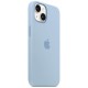 Оригінальний чохол Apple Silicone Case with MagSafe для iPhone 14 (Sky) (MQU93)