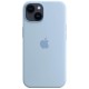 Оригінальний чохол Apple Silicone Case with MagSafe для iPhone 14 (Sky) (MQU93)