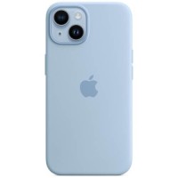 Оригінальний чохол Apple Silicone Case with MagSafe для iPhone 14 (Sky) (MQU93)