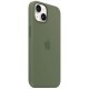 Оригінальний чохол Apple Silicone Case with MagSafe для iPhone 14 (Olive) (MQU83)