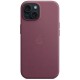 Оригінальний чохол Apple FineWoven Case with MagSafe для iPhone 15 (Mulberry) (MT3E3)