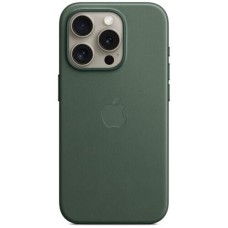 Оригінальний чохол Apple FineWoven Case with MagSafe для iPhone 15 Pro (Evergreen) (MT4U3)