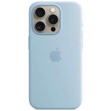 Оригінальний чохол Apple Silicone Case with MagSafe для iPhone 15 Pro Max (Light Blue) (MWNR3)