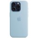 Оригінальний чохол Apple Silicone Case with MagSafe для iPhone 15 Pro Max (Light Blue) (MWNR3)