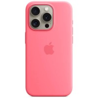 Чохол Apple Silicone Case with Magsafe для iPhone 15 Pro Max (Pink)