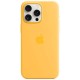 Оригінальний чохол Apple Silicone Case with MagSafe для iPhone 15 Pro Max (Sunshine) (MWNP3)