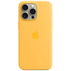 Оригінальний чохол Apple Silicone Case with MagSafe для iPhone 15 Pro Max (Sunshine) (MWNP3)