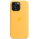 Оригінальний чохол Apple Silicone Case with MagSafe для iPhone 15 Pro Max (Sunshine) (MWNP3)