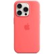 Оригінальний чохол Apple Silicone Case with MagSafe для iPhone 15 Pro (Guava) (MT1G3)