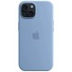 Оригінальний чохол Apple Silicone Case with MagSafe для iPhone 15 (Winter Blue) (MT0Y3)