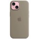 Оригінальний чохол Apple Silicone Case with MagSafe для iPhone 15 Plus (Clay) (MT133)