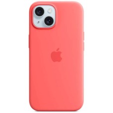 Оригінальний чохол Apple Silicone Case with MagSafe для iPhone 15 Plus (Guava) (MT163)