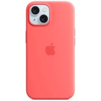 Оригінальний чохол Apple Silicone Case with MagSafe для iPhone 15 (Guava) (MT0V3)