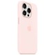 Оригінальний чохол Apple Silicone Case with MagSafe для iPhone 15 Pro Max (Light Pink) (MT1U3)