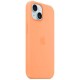 Оригінальний чохол Apple Silicone Case with MagSafe для iPhone 15 Plus (Orange Sorbet) (MT173)