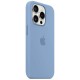 Оригінальний чохол Apple Silicone Case with MagSafe для iPhone 15 Pro (Winter Blue) (MT1L3)