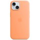 Оригінальний чохол Apple Silicone Case with MagSafe для iPhone 15 Plus (Orange Sorbet) (MT173)