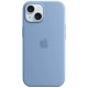 Оригінальний чохол Apple Silicone Case with MagSafe для iPhone 15 (Winter Blue) (MT0Y3)