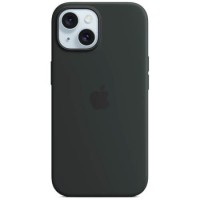 Оригінальний чохол Apple Silicone Case with MagSafe для iPhone 15 Plus (Black) (MT103)