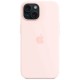 Оригінальний чохол Apple Silicone Case with MagSafe для iPhone 15 Plus (Light Pink) (MT143)