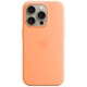 Оригінальний чохол Apple Silicone Case with MagSafe для iPhone 15 Pro (Orange Sorbet) (MT1H3)