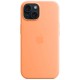 Оригінальний чохол Apple Silicone Case with MagSafe для iPhone 15 (Orange Sorbet) (MT0W3)