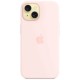 Оригінальний чохол Apple Silicone Case with MagSafe для iPhone 15 Plus (Light Pink) (MT143)