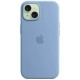 Оригінальний чохол Apple Silicone Case with MagSafe для iPhone 15 (Winter Blue) (MT0Y3)