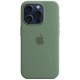 Оригінальний чохол Apple Silicone Case with MagSafe для iPhone 15 Pro (Cypress) (MT1J3)