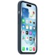 Оригінальний чохол Apple Silicone Case with MagSafe для iPhone 15 Plus (Storm Blue) (MT123)