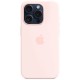 Оригінальний чохол Apple Silicone Case with MagSafe для iPhone 15 Pro (Light Pink) (MT1F3)