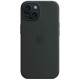 Оригінальний чохол Apple Silicone Case with MagSafe для iPhone 15 (Black) (MT0J3)