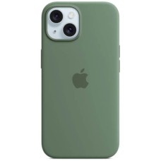 Оригінальний чохол Apple Silicone Case with MagSafe для iPhone 15 (Cypress) (MT0X3)