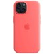 Оригінальний чохол Apple Silicone Case with MagSafe для iPhone 15 Plus (Guava) (MT163)