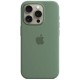 Оригінальний чохол Apple Silicone Case with MagSafe для iPhone 15 Pro (Cypress) (MT1J3)