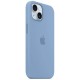 Оригінальний чохол Apple Silicone Case with MagSafe для iPhone 15 (Winter Blue) (MT0Y3)