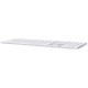 Повнорозмірна клавіатура Apple Magic Keyboard with Touch ID and Numeric Keypad Silver (MK2C3)