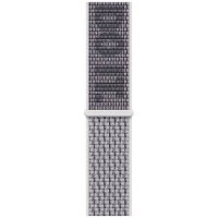 Оригінальний ремінець Apple Nike Sport Loop для Apple Watch 38/40/41mm (Summit White/Black) (MPHV3)