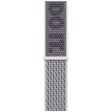 Оригінальний ремінець Apple Nike Sport Loop для Apple Watch 38/40/41mm (Summit White/Black) (MPHV3)