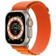 Оригінальний ремінець для Apple Watch 44/45/49 mm Alpine Loop Orange Size M (MQE03)