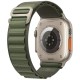 Оригінальний ремінець для Apple Watch 42/44/45/49 mm Alpine Loop Green Size M (MQE33)