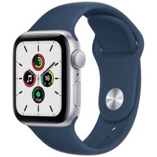 Apple Watch Series SE 40mm Silver with Abyss Blue Sport Band (MKNY3)