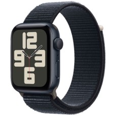 Apple Watch SE 2 44mm Midnight Aluminum Case with Midnight Sport Loop (MREA3) 2023