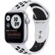 Apple Watch Nike SE 44mm Silver Aluminium Case with Pure Platinum Black Nike Sport Band (MYYH2)