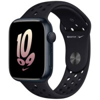 Apple Watch Series 8 45mm Midnight Aluminum Case with Midnight Nike Sport Band (MPH43)