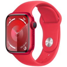 Apple Watch Series 9 41mm (PRODUCT)RED Aluminum Case with Red Sport Band S/M (MRXG3)