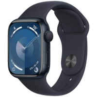 Apple Watch Series 9 45mm Midnight Aluminum Case with Midnight Sport Band M/L (MR9A3)